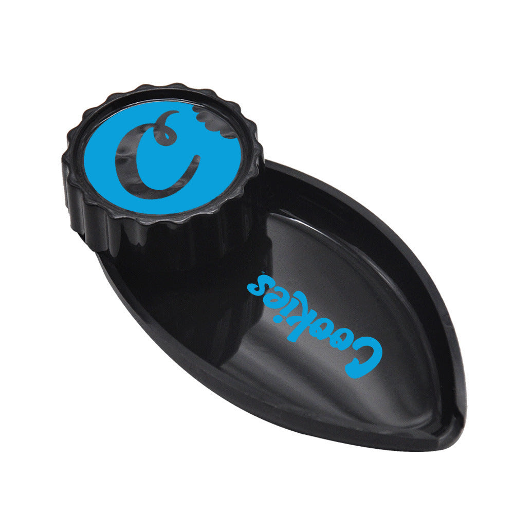 Cookies Two Layer Plastic Grinder Leaf Grinder