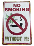 “No Smoking” Street Sign Decor