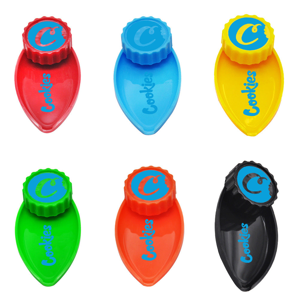Cookies Two Layer Plastic Grinder Leaf Grinder