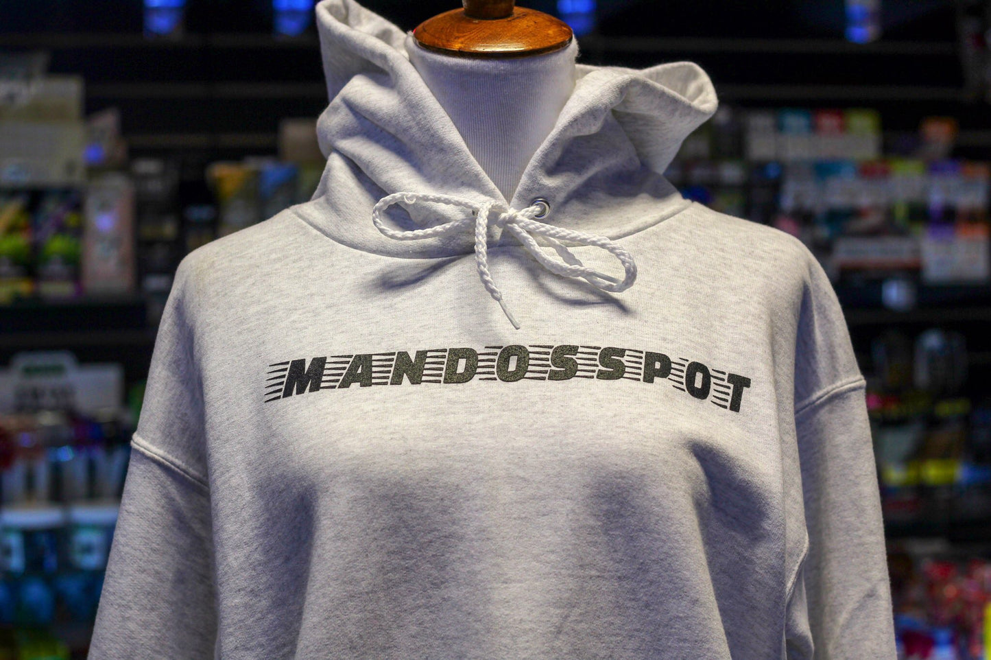 VINTAGE SPORTSWEAR HOODIE (Gray and black)