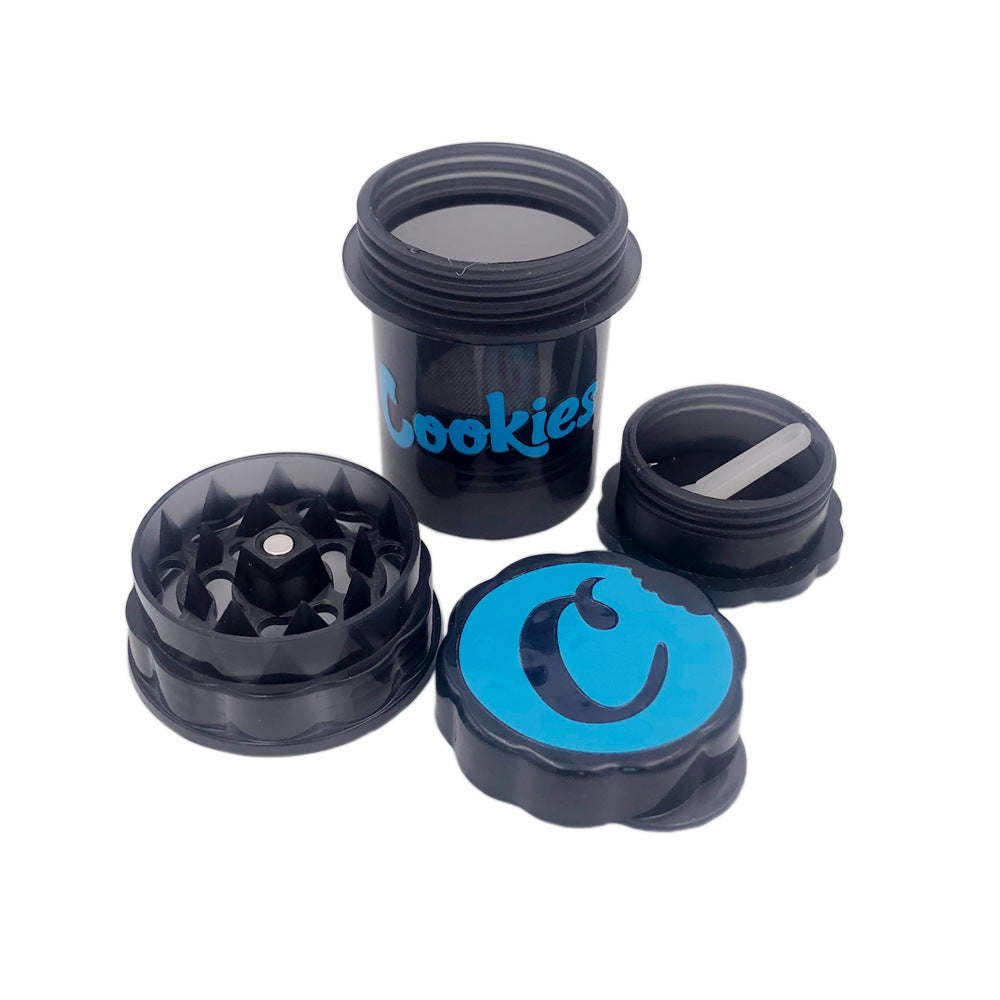 Cookies Two Layer Plastic Grinder Leaf Grinder