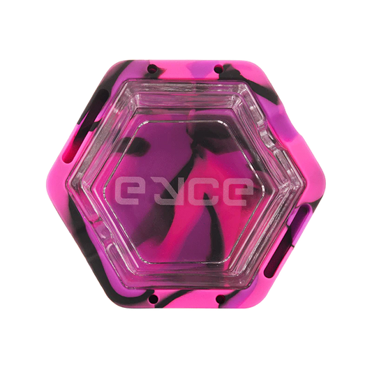 Eyce 2-in-1 Silicone & Glass Ash Tray