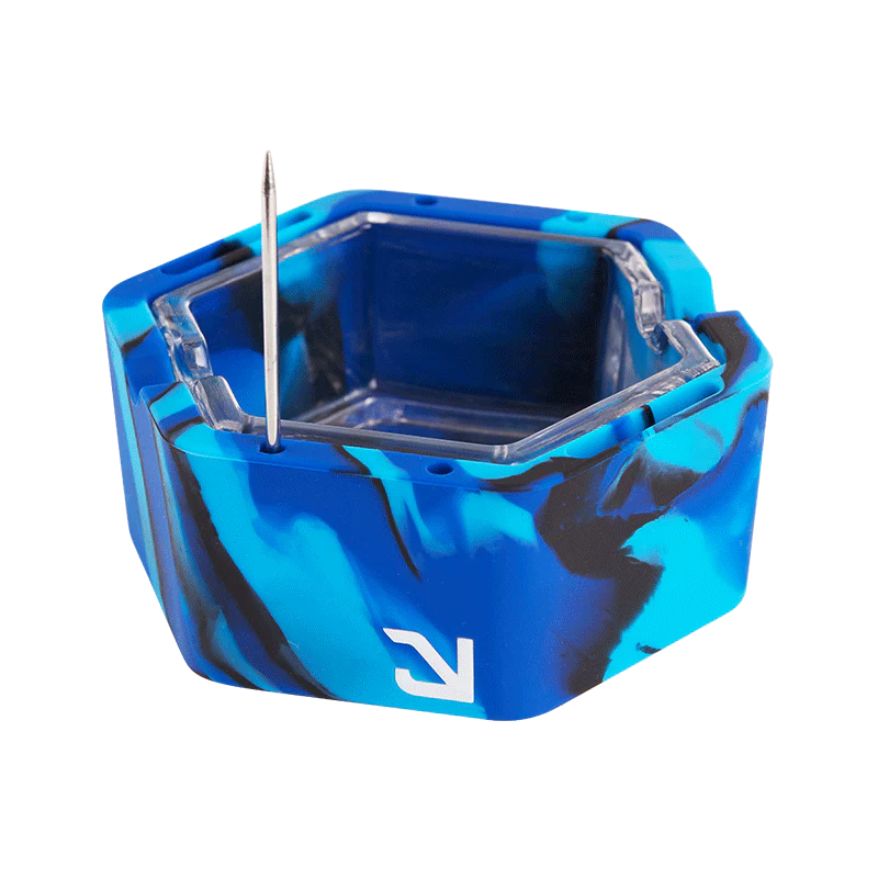 Eyce 2-in-1 Silicone & Glass Ash Tray