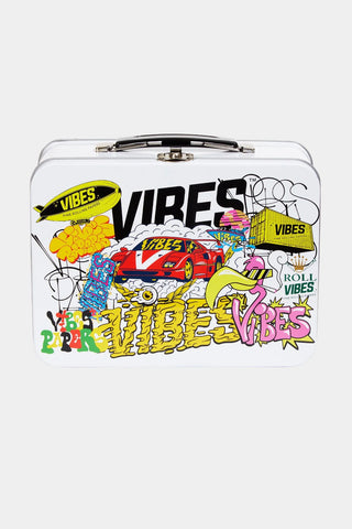 Vibes Lunchbox (White Collage)