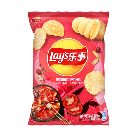 Lays Tomato Style Hot Pot Flavor (Imported From China)