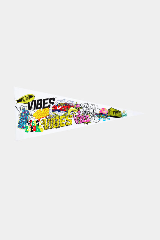 Vibes Collage Pendant (White)