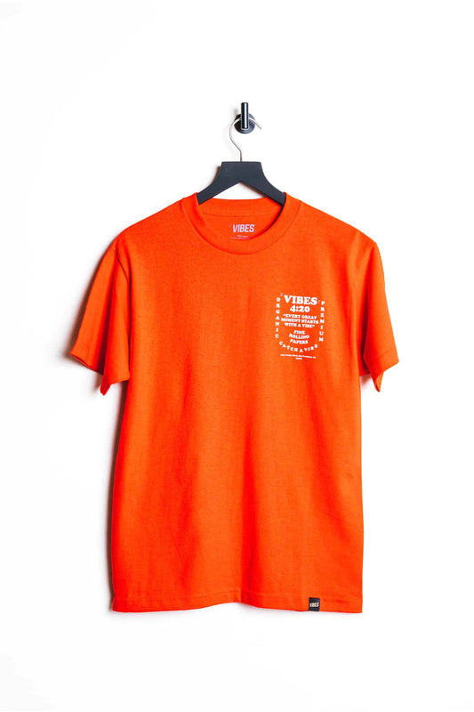 Vibes “Starts With A Vibe” T-Shirt (Red)