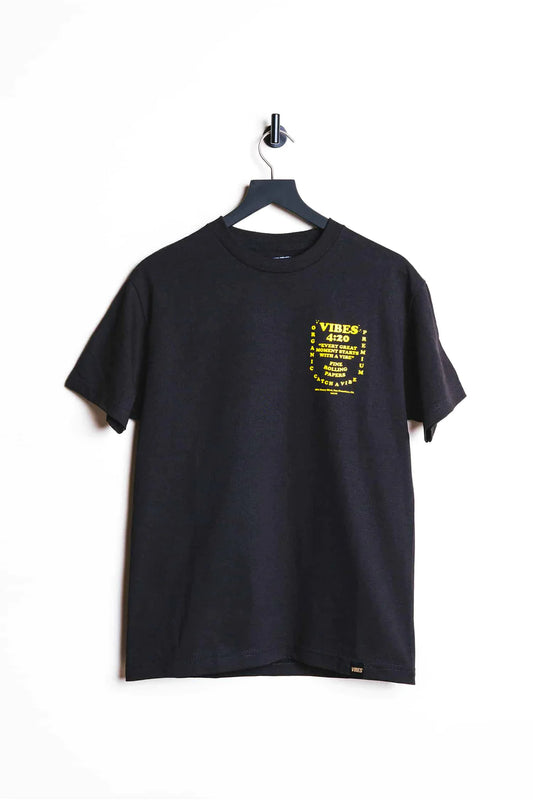 Vibes “Starts With A Vibe” T-Shirt (Black)