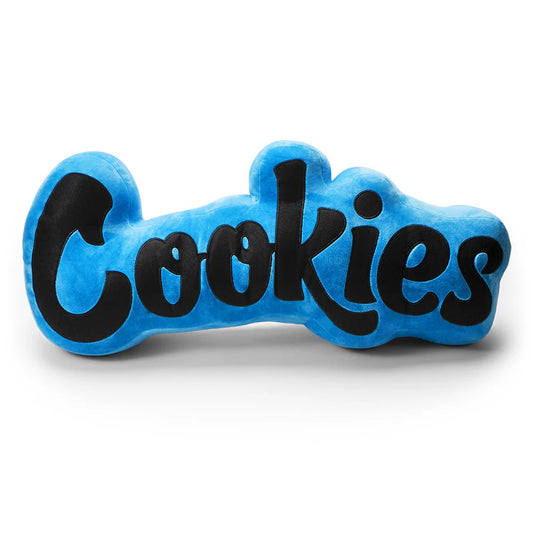 Cookies Blue Velour Pillow