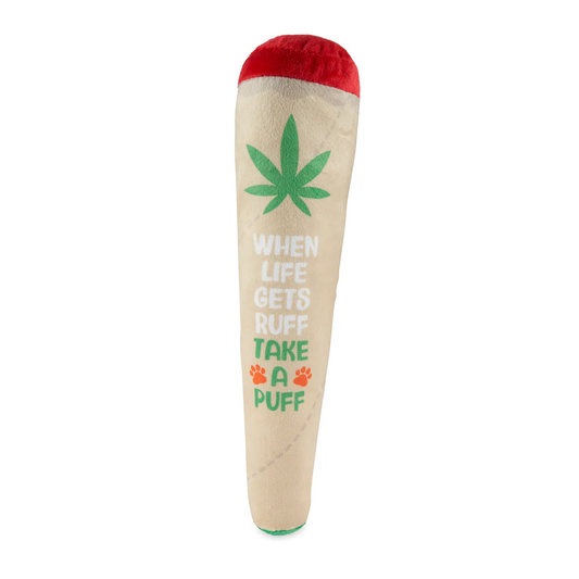 Stoned Puppy “Take A Puff” Plush Dog Toy