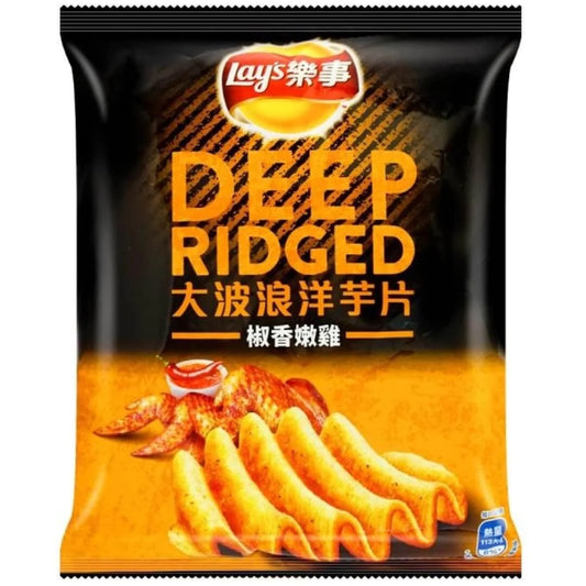 Lays Deep Ridged Pepper Chicken | 🇯🇵 Japan