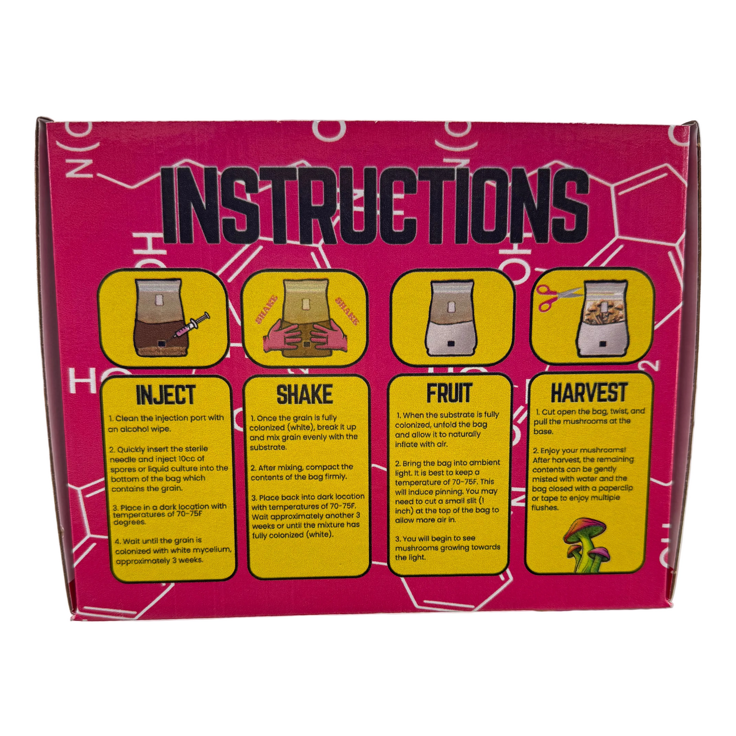 Lady Hyphae All-in-One Mushroom Grow Bag Complete Cultivation Kit 3 lb