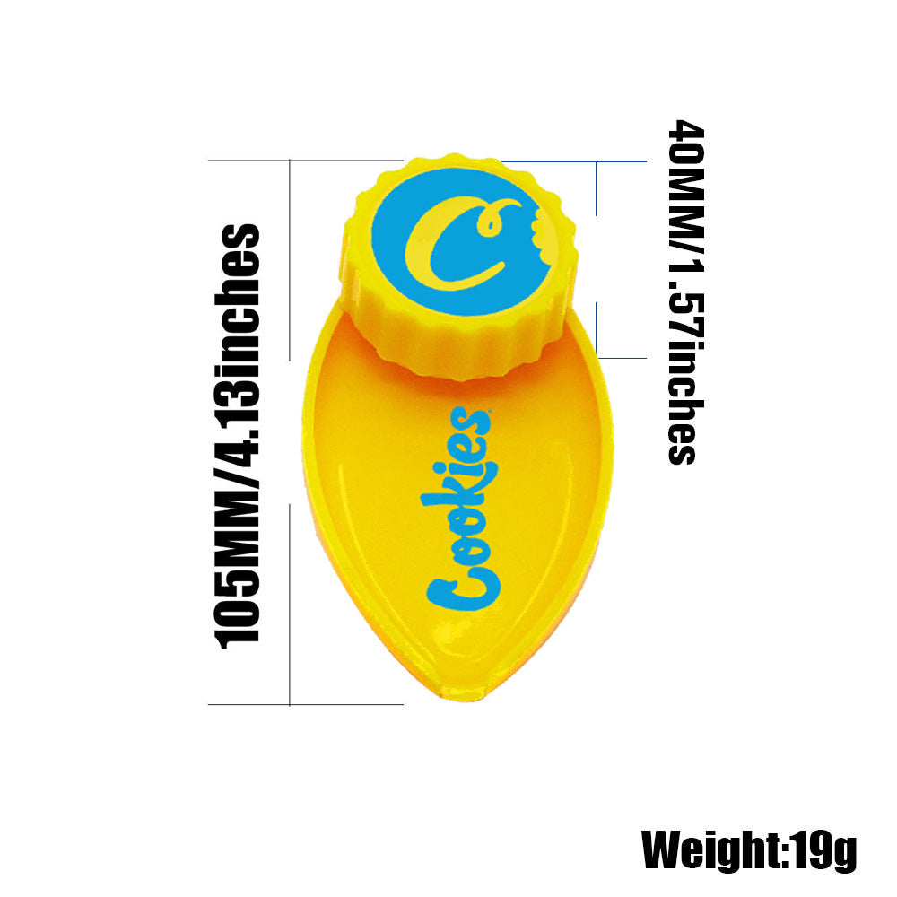 Cookies Two Layer Plastic Grinder Leaf Grinder