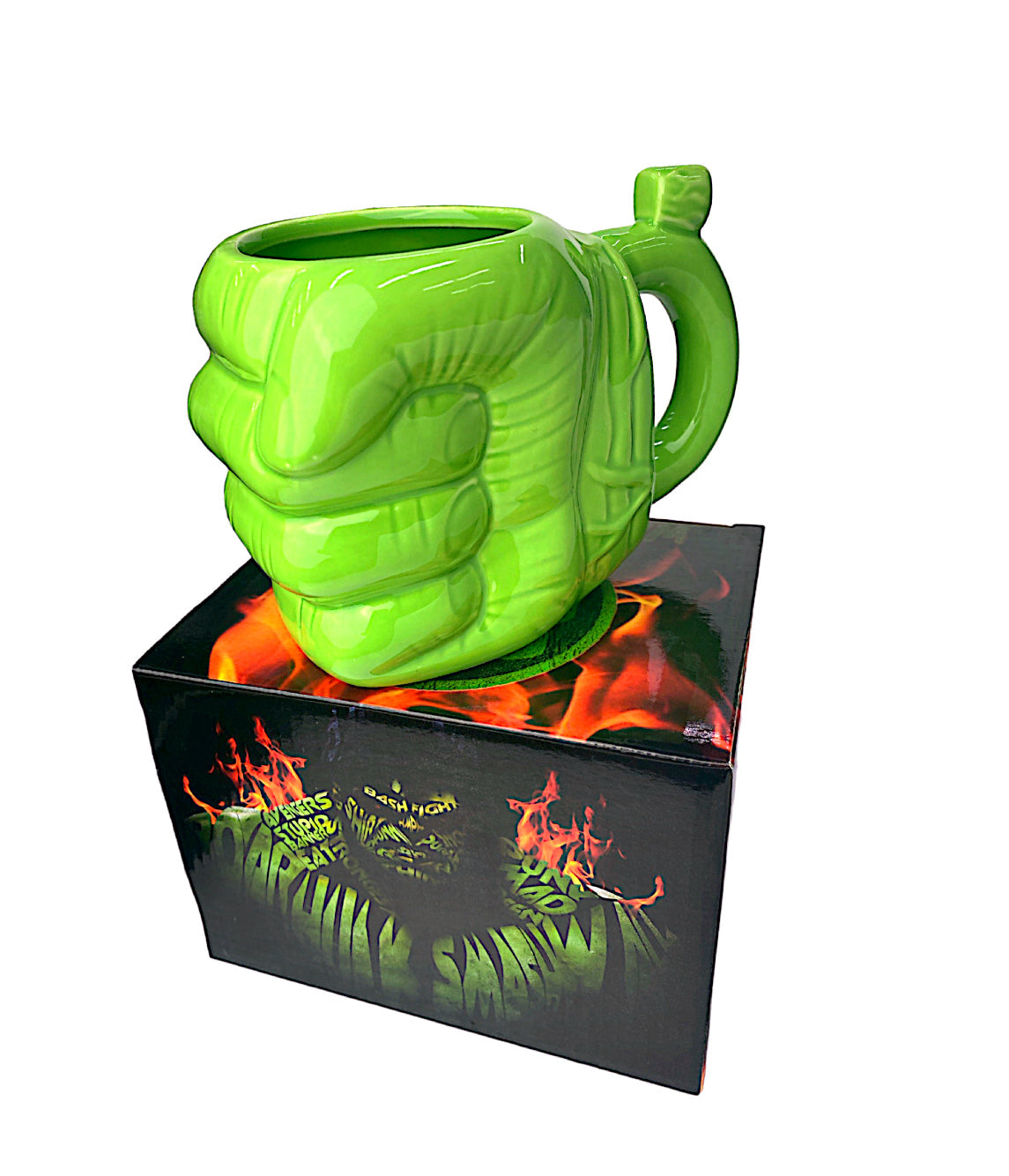Wake & Smash — Hulk Fist Novelty Mug