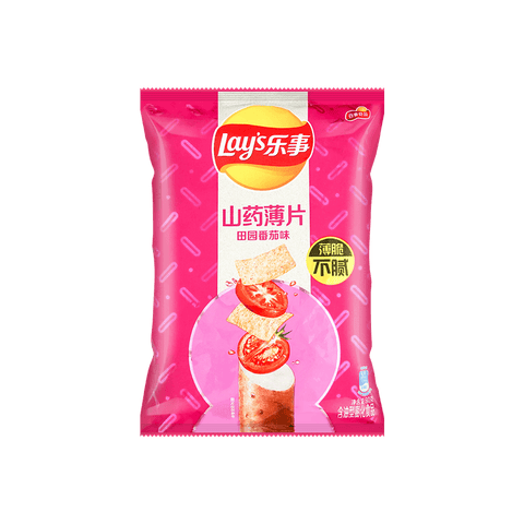 Lays Yams Crisps Tomato Flavor (Imported From China)