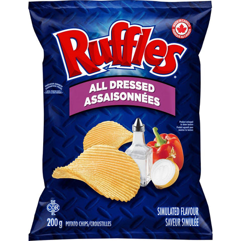 Ruffles All Dressed Chips (Imported From Canada)
