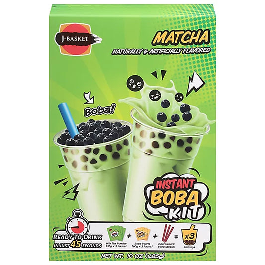J Basket Matcha Instant Boba Kit | 🇹🇼 Taiwan