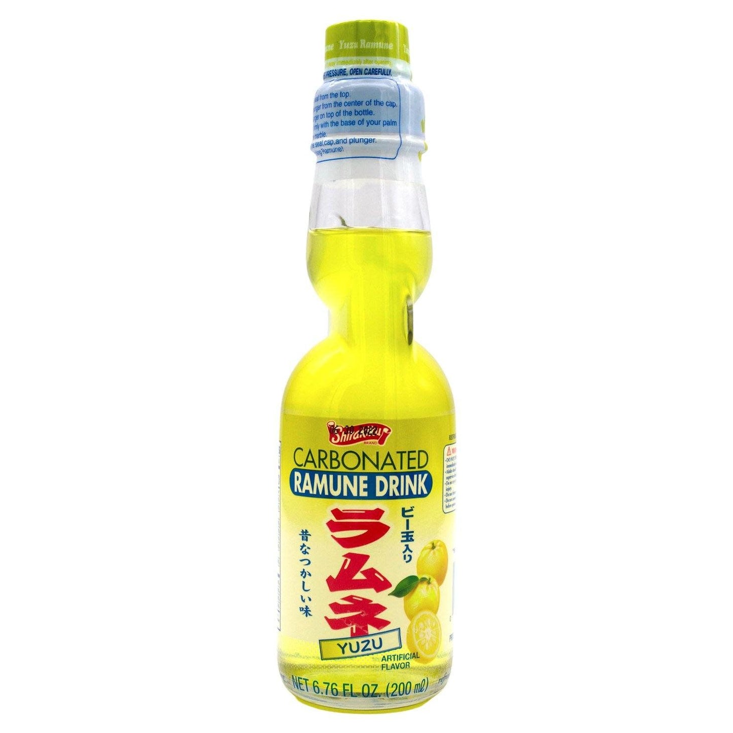 Shirakiku Ramune Yuzu Bottle Drink | 🇯🇵 Japan