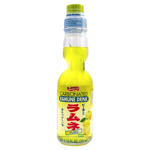 Shirakiku Ramune Yuzu Bottle Drink (Imported From Japan)