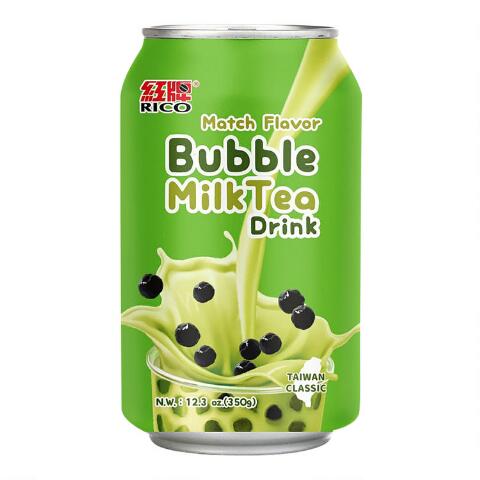 Rico Matcha Bubble Milk Tea Drink (Imported From Taiwan)
