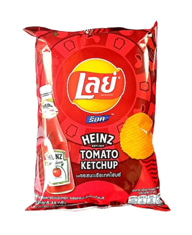 Lays Heinz Tomato Ketchup Flavor (imported From Thailand)