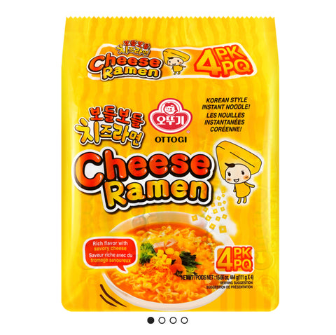 Chicken Cheese Flavor Ramen 4pack