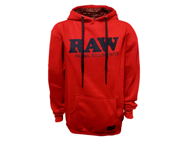 Raw Pullover Hoodie (Red)