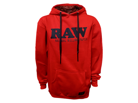 Raw Pullover Hoodie (Red)