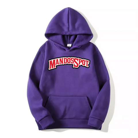Mando Spot Backwoods Logo Hoodie (Purple)