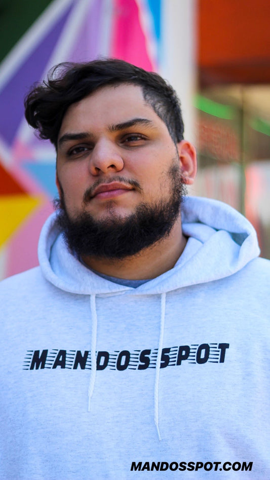 VINTAGE SPORTSWEAR HOODIE (Gray and black)