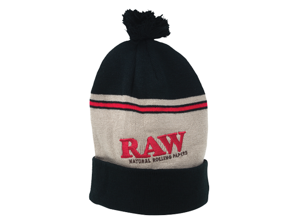 RAW X Rolling Papers Pompom Hats